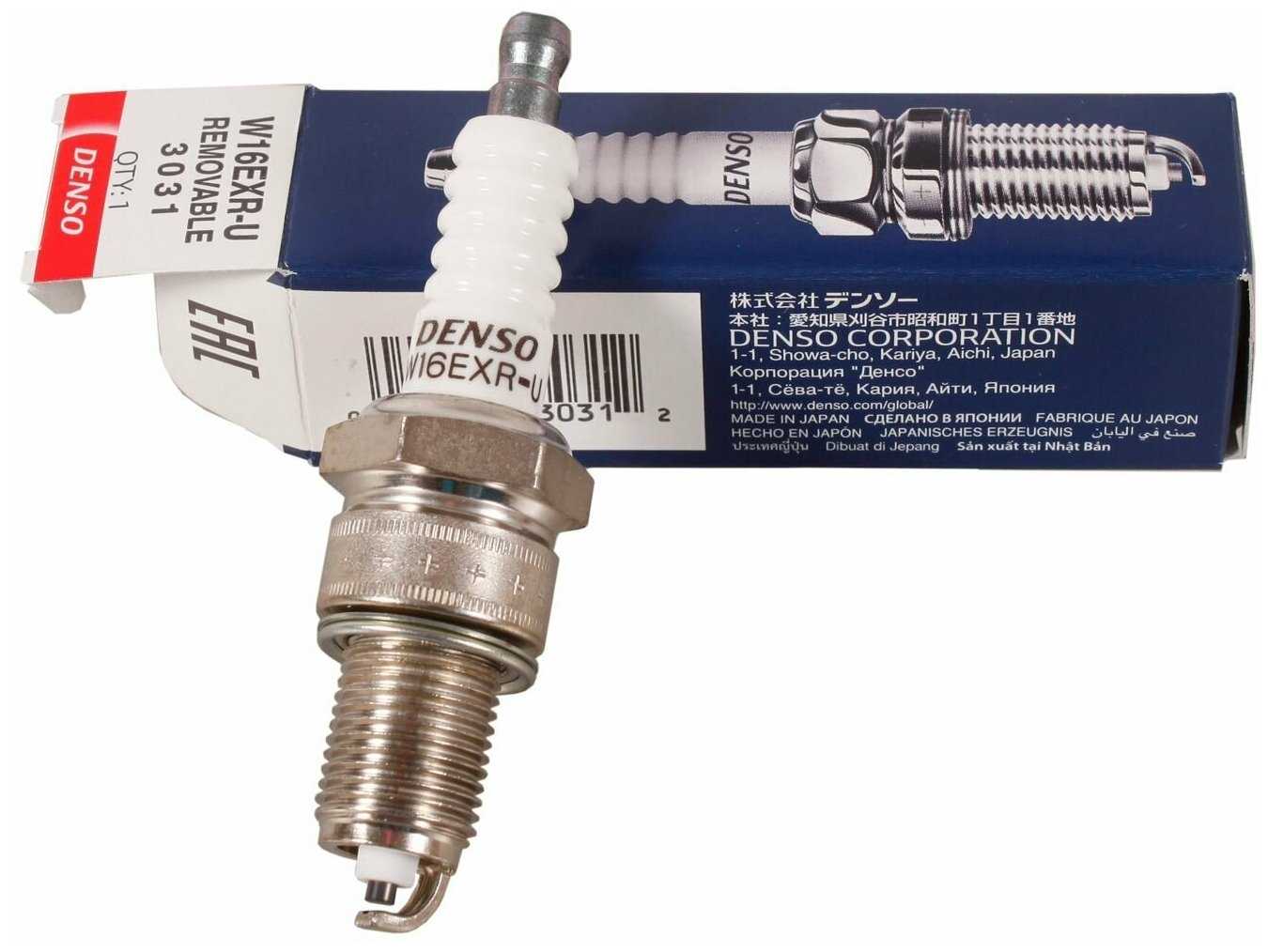 Свеча зажигания Denso W16EXRU фотография 3