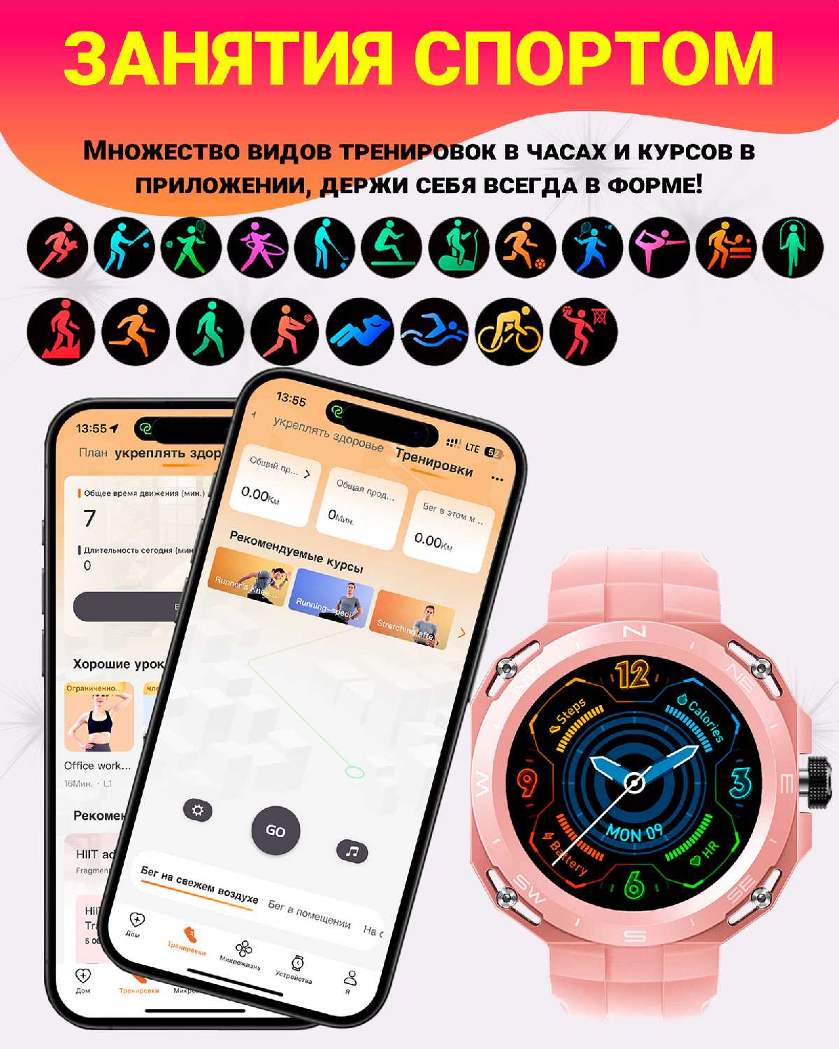 Умные смарт часы Cyber PREMIUM Smart Watch (HW3) фотография 18