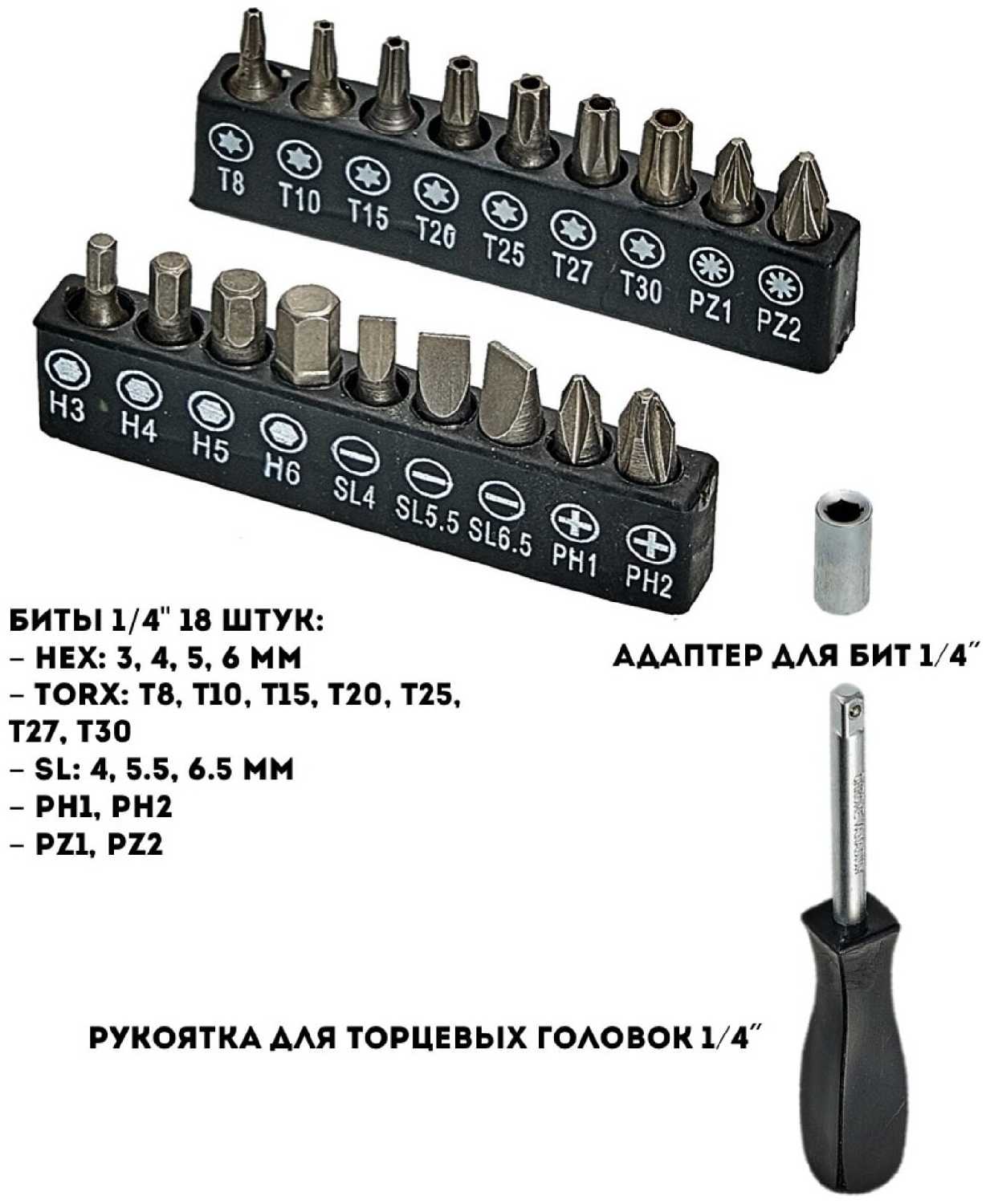 Набор инструментов Кузьмич НИК-020/94, 94 предм. фотография 2