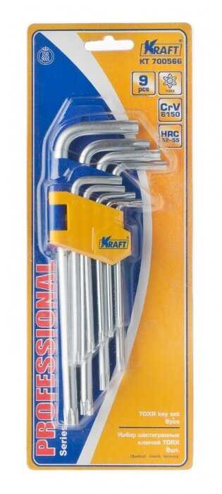 Набор инструментов KRAFT KT 700566, 9 предм.