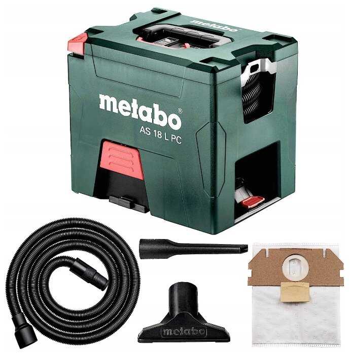 Профессиональный пылесос Metabo AS 18 L PC без аккумулятора (602021850) фотография 2