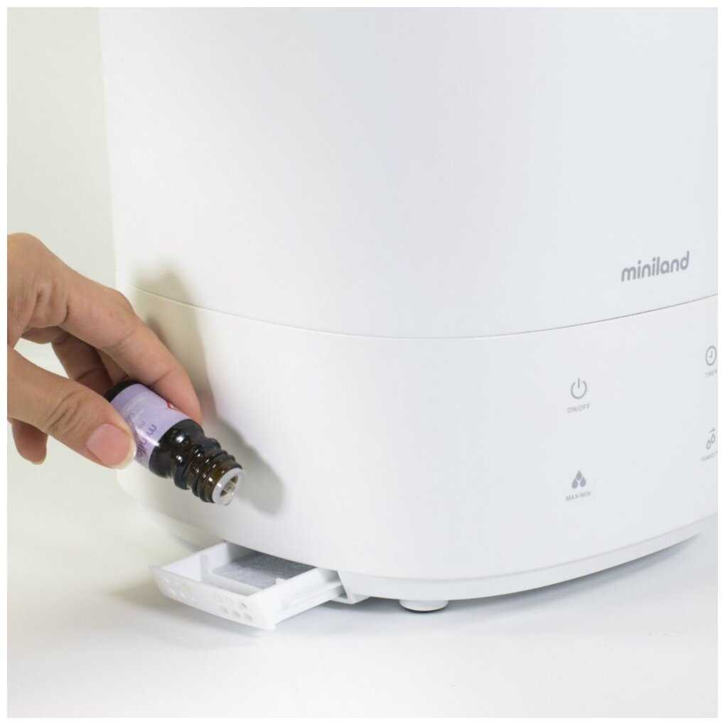 Увлажнитель воздуха с функцией ароматизации Miniland Humitop Connect фотография 3