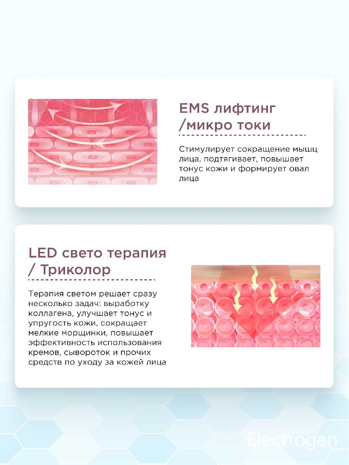 Массажеры для лица Electrogen EMS массажер фотография 5