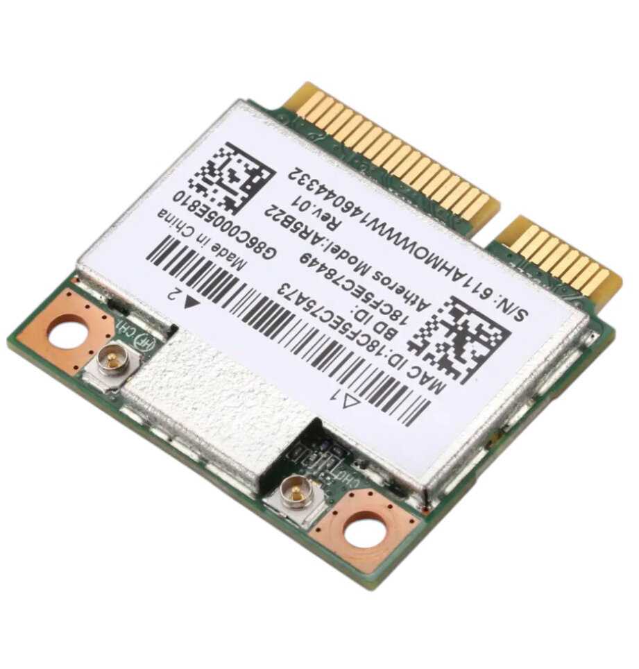 WiFi адаптер WiFi адаптер для ноутбука PCI-E (2 диапазона) фотография 1