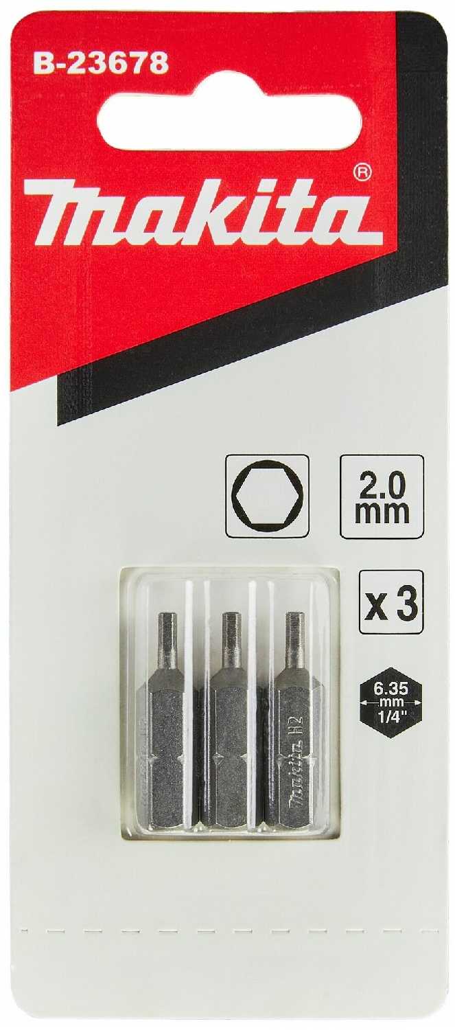 Насадка Makita Standard HEX2.0 (B-23678) фотография 1