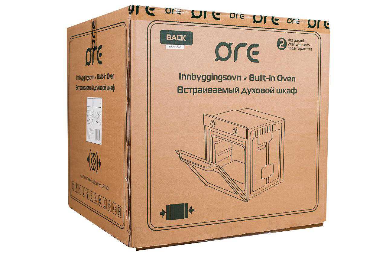 Духовой шкаф электрический встраиваемый ORE VB60B фотография 14