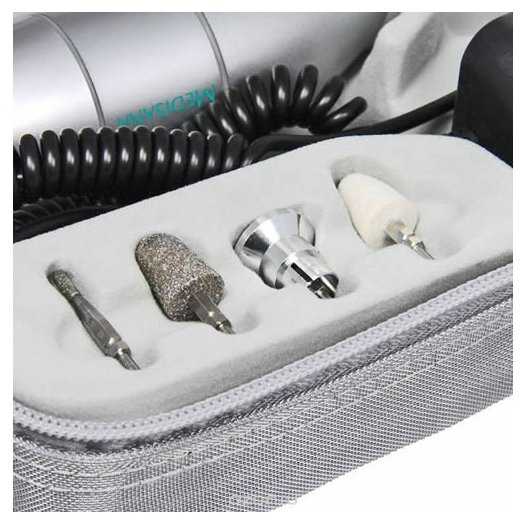 Аппарат для маникюра и педикюра Medisana Medistyle S 4 насадки, арт. 85120 5000 об/мин фотография 3