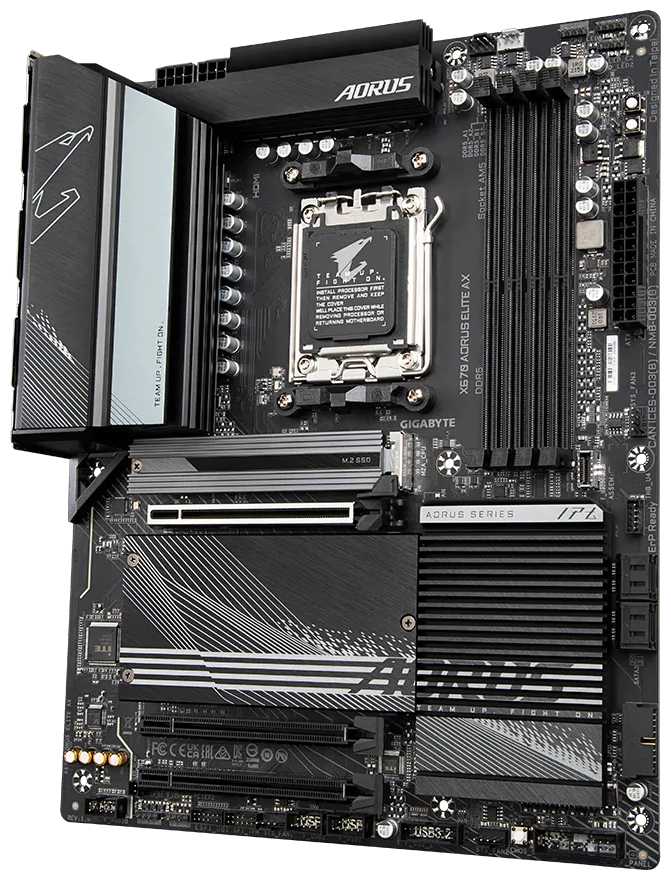 Материнская плата GIGABYTE X670 AORUS ELITE AX (rev. 1.0) фотография 2
