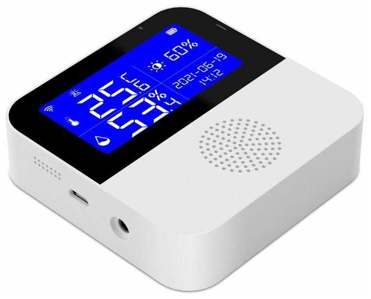 Датчик температуры, влажности и освещенности Tuya WIFI фотография 12