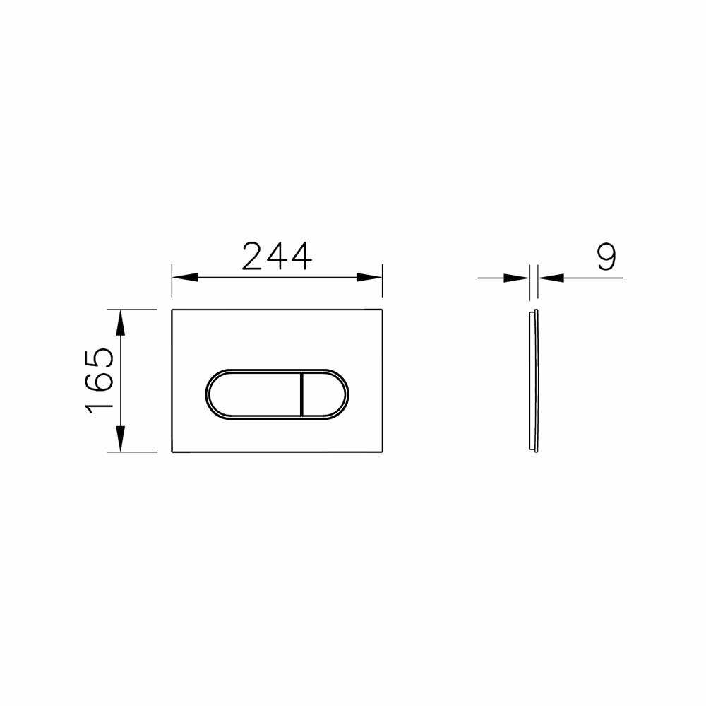 Клавиша смыва VITRA Root Round (740-2200) фотография 4