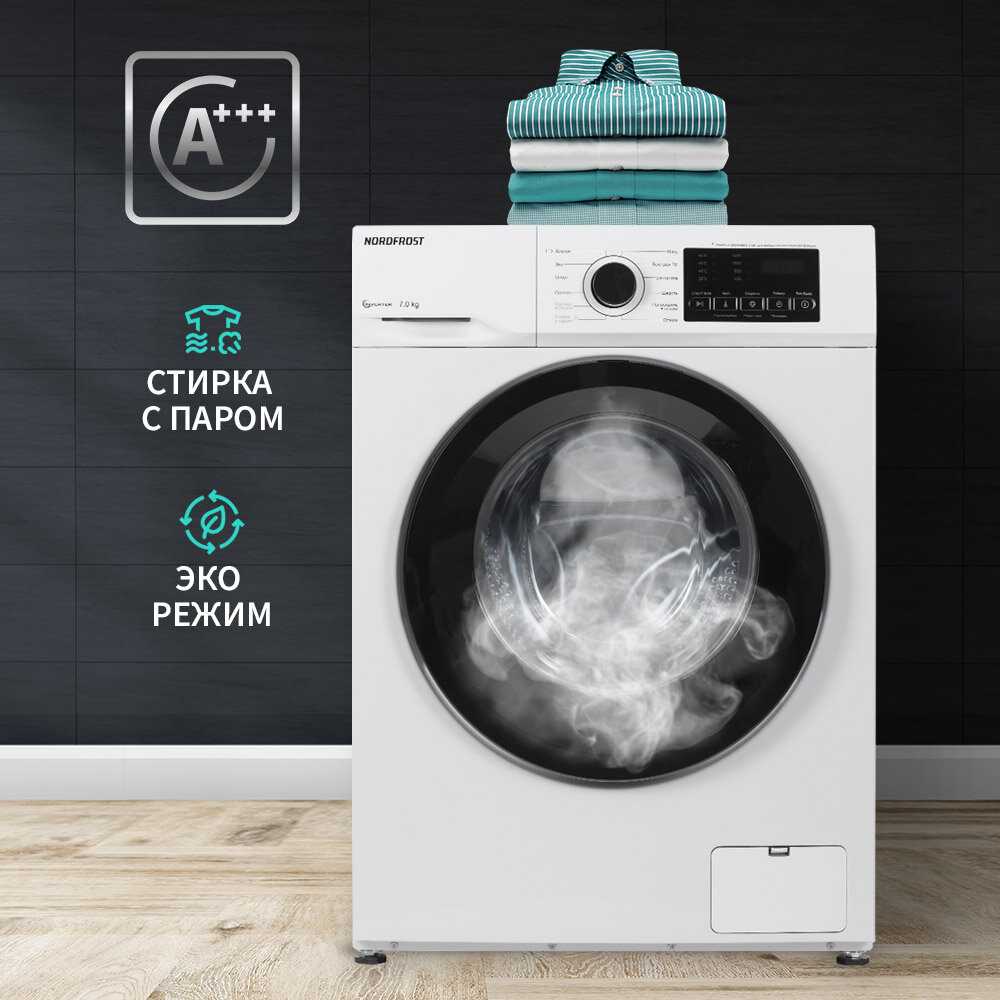 Стиральная машина NORDFROST i-WSQ4 7140 W, 7 кг, 1400 об/мин, инверторный мотор фотография 9