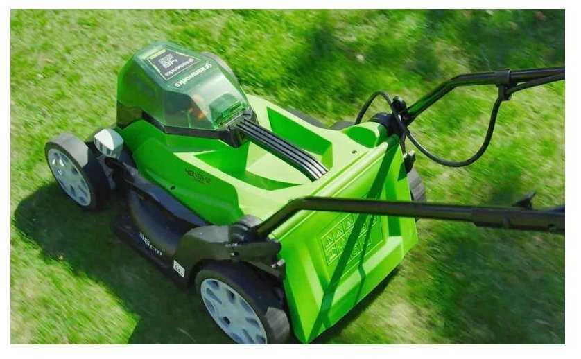 Аккумуляторная газонокосилка Greenworks G24X2LM41 (2512607) фотография 4