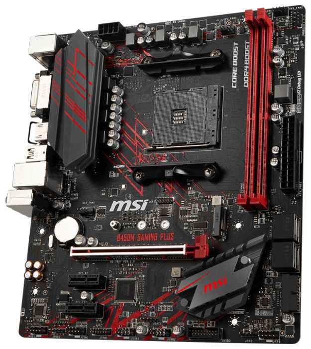 Материнская плата MSI B450M GAMING PLUS фотография 2
