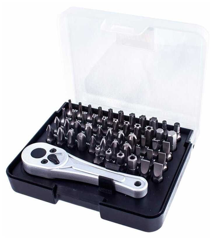 Набор бит с трещоткой (PH, PZ, SL, HEX, TORX) CUSTOR HL-51AOSBT1A34A