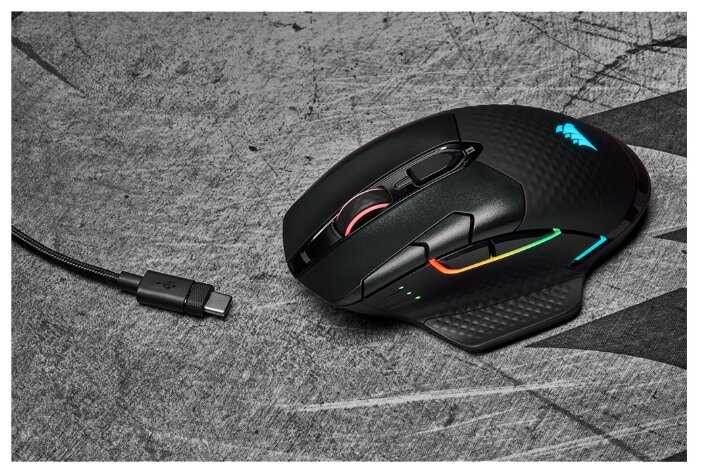 Беспроводная игровая мышь Corsair Dark Core RGB PRO фотография 10