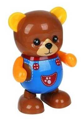 Игрушка в виде танцующего медвежонка, свет, звук, движ,