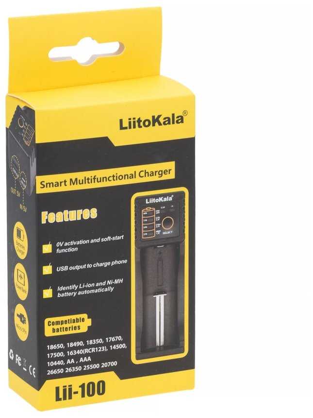 Зарядное устройство Liitokala Lii-100 фотография 1
