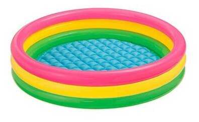Детский бассейн Intex 57104NP Rainbow Baby 86х25 см (1-3 лет), 86х25 см фотография 5
