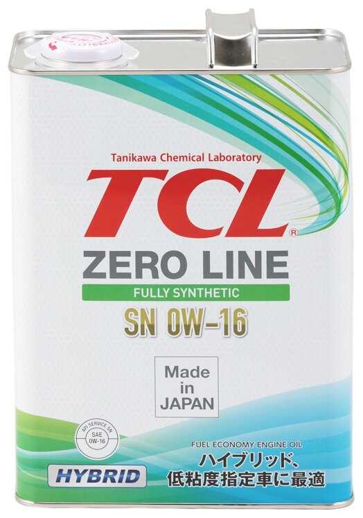 Синтетическое моторное масло TCL Zero Line Fuel Economy SN 0W-16 фотография 1