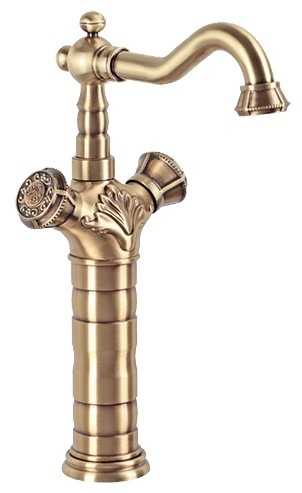 Смеситель для раковины (умывальника) Bronze de Luxe 10219, вентильный