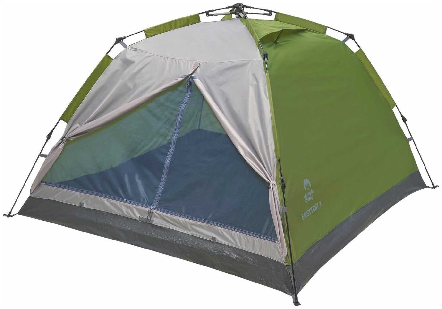 Автоматическая палатка Jungle Camp Easy Tent 3 зеленый/серый