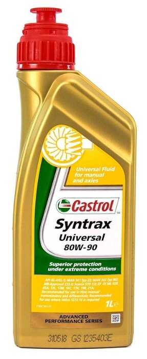 Масло трансмиссионное Castrol Syntrax Universal 80W-90
