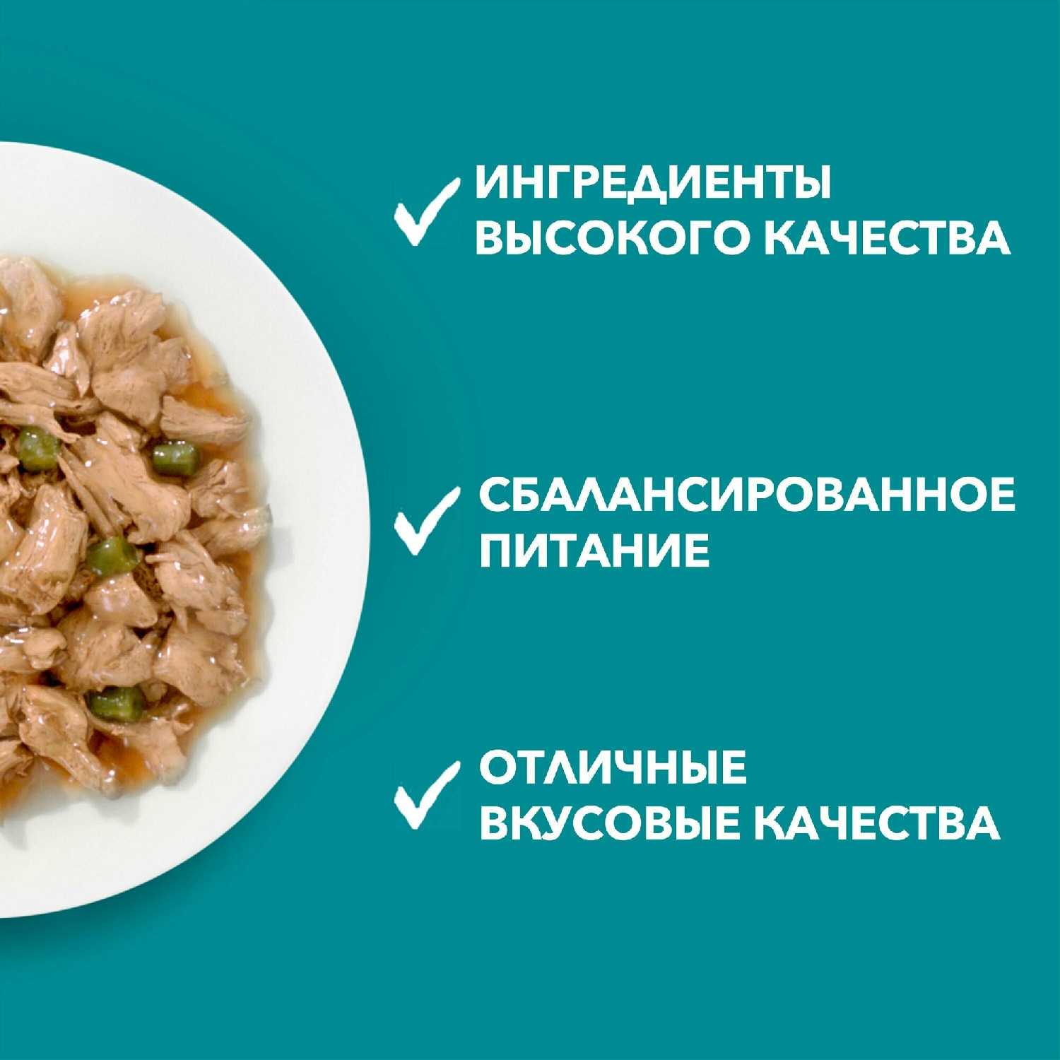 Корм Purina ONE с говядиной и морковью (кусочки в соусе) фотография 7