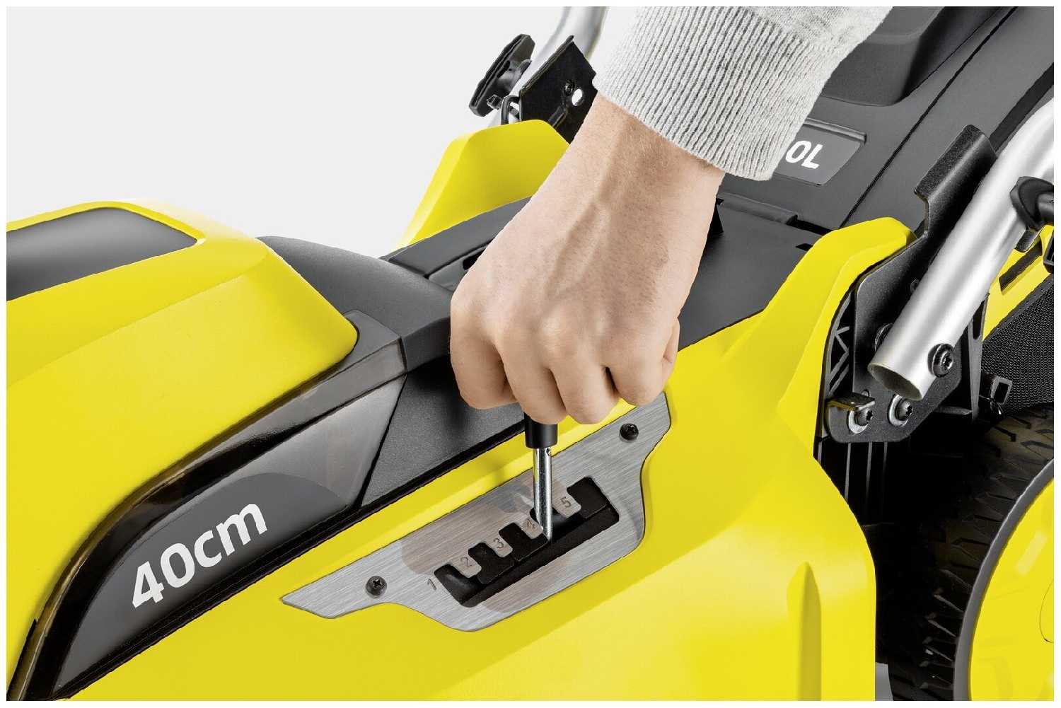 Аккумуляторная газонокосилка KARCHER LMO 36-40 Battery (1.444-452.0) фотография 1
