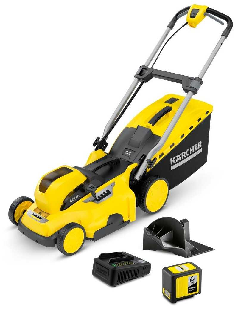 Аккумуляторная газонокосилка KARCHER LMO 36-40 Battery (1.444-452.0) фотография 2