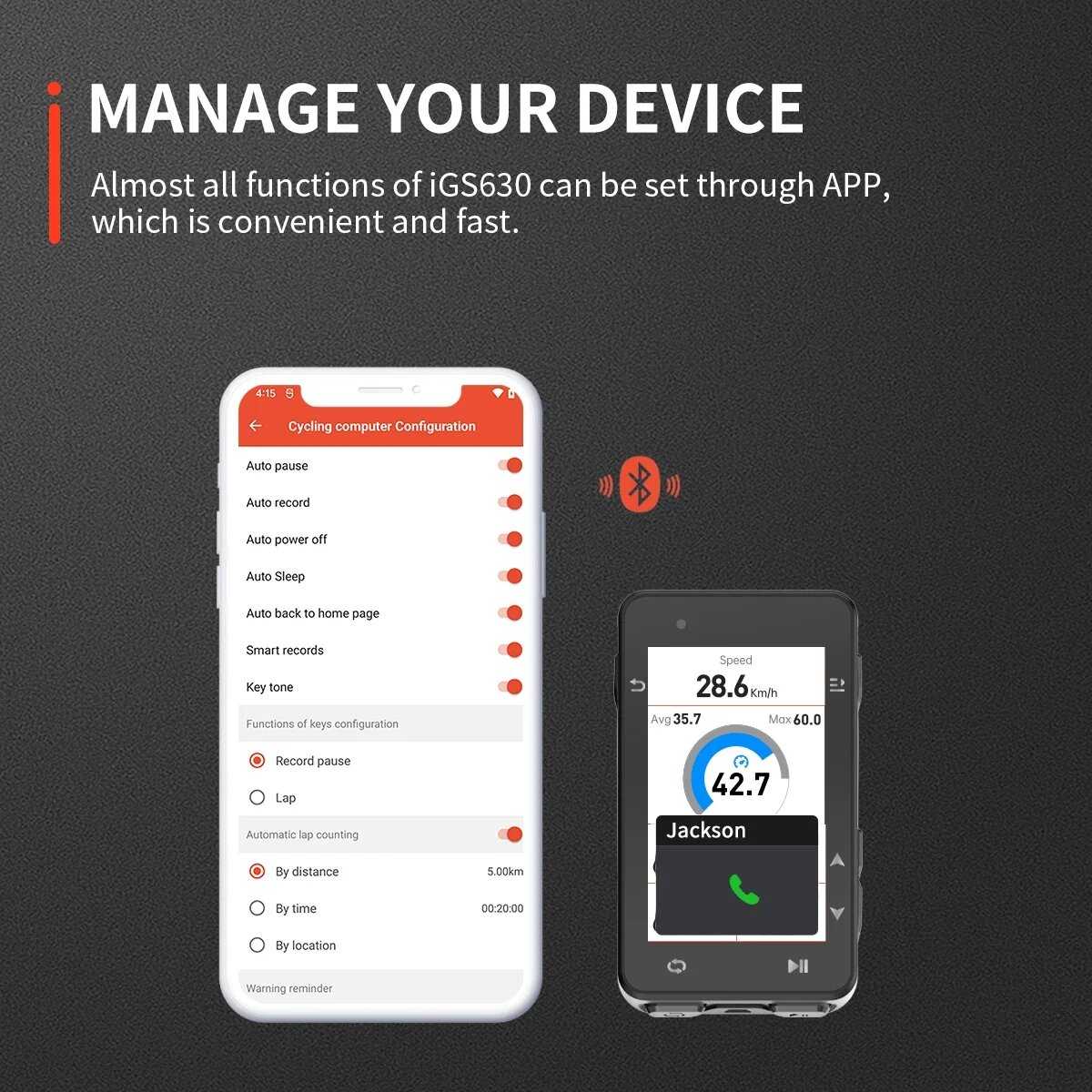 Велонавигатор iGPSPORT GPS (iGS630) фотография 30