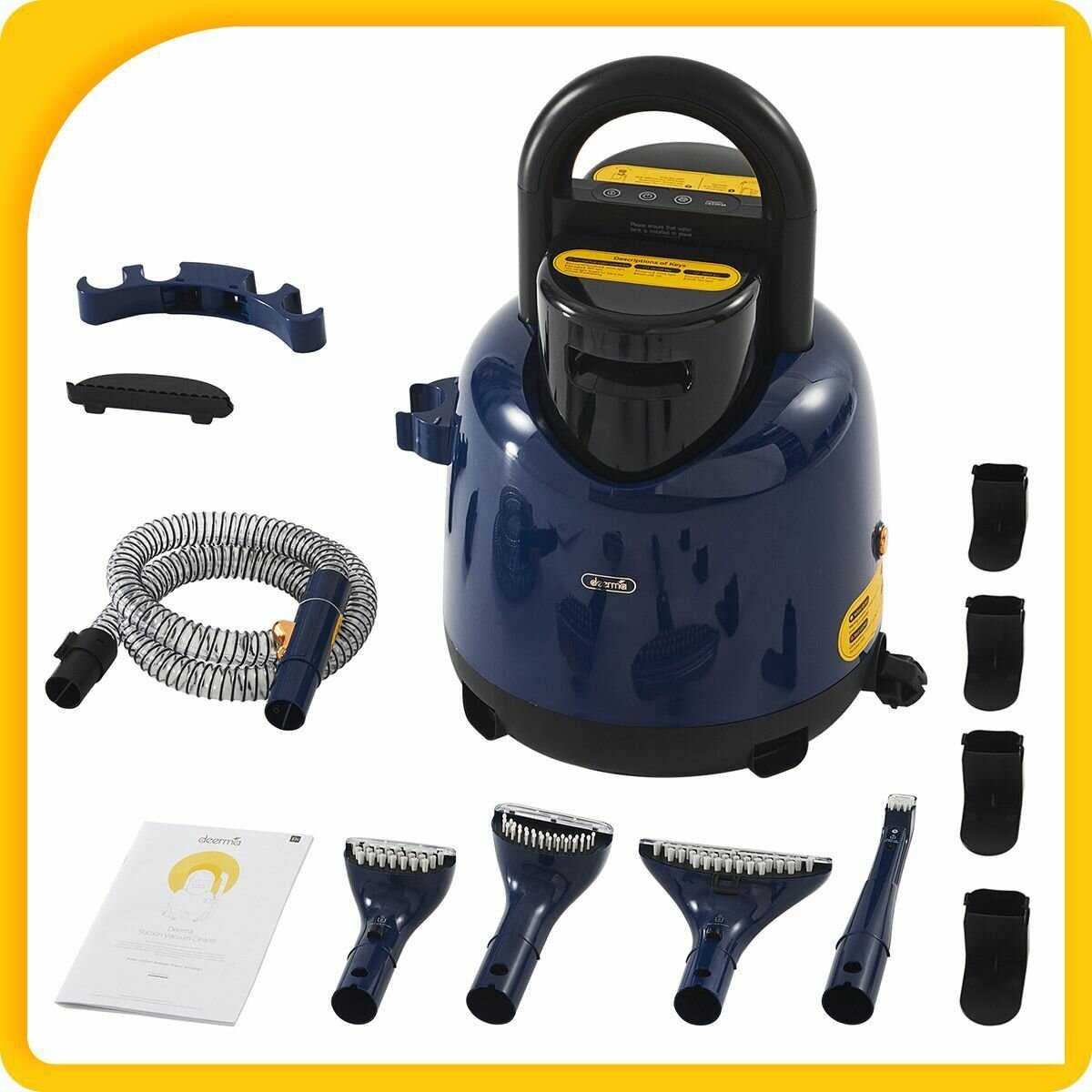Моющий пылесос Deerma BY700NEW [13 кПа, 1.7 л, нагрев до 100°C] фотография 1
