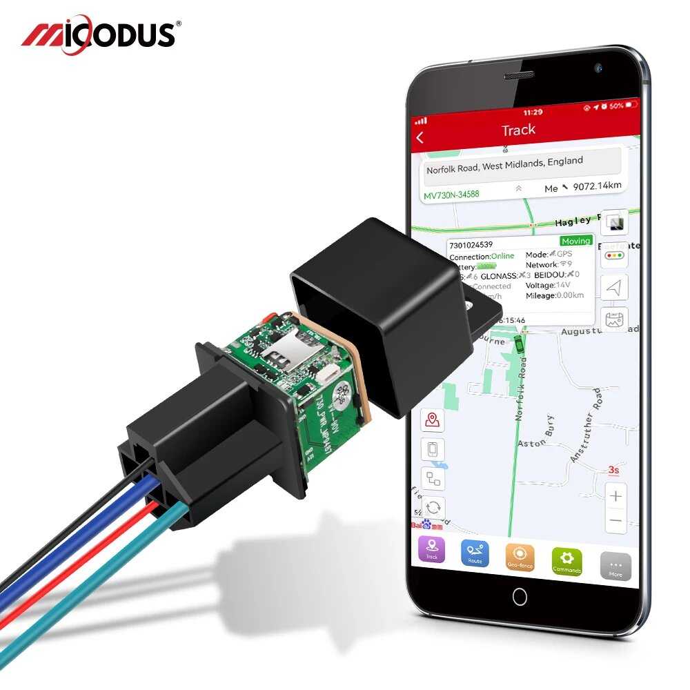 GPS трекер Micodus MV720 фотография 5