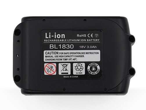 Аккумулятор Makita 18V (BL1850B) фотография 2