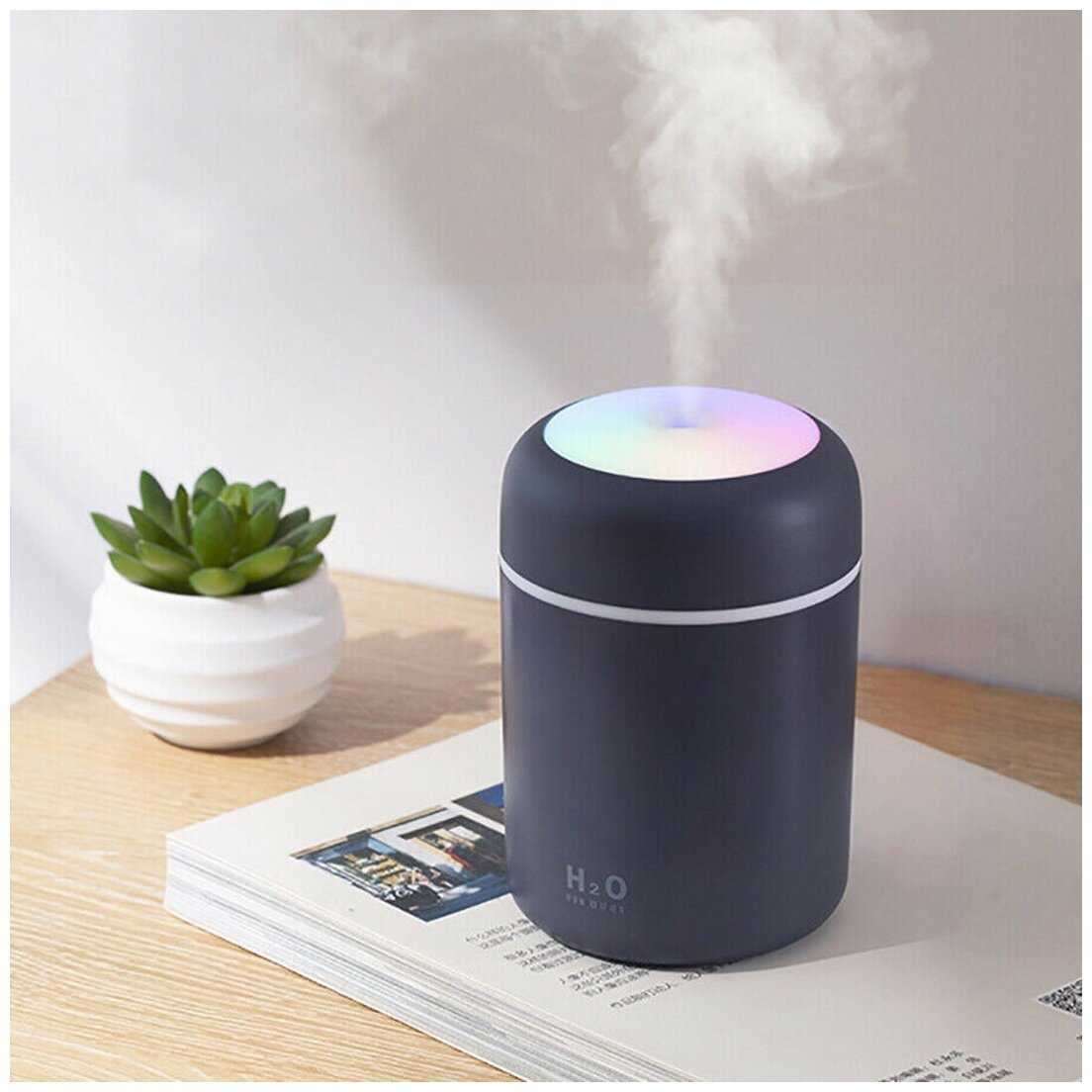 Увлажнитель воздуха для дома H2O/ портативный увлажнитель воздуха/ светодиодный увлажнитель воздуха/ VIRG white фотография 8