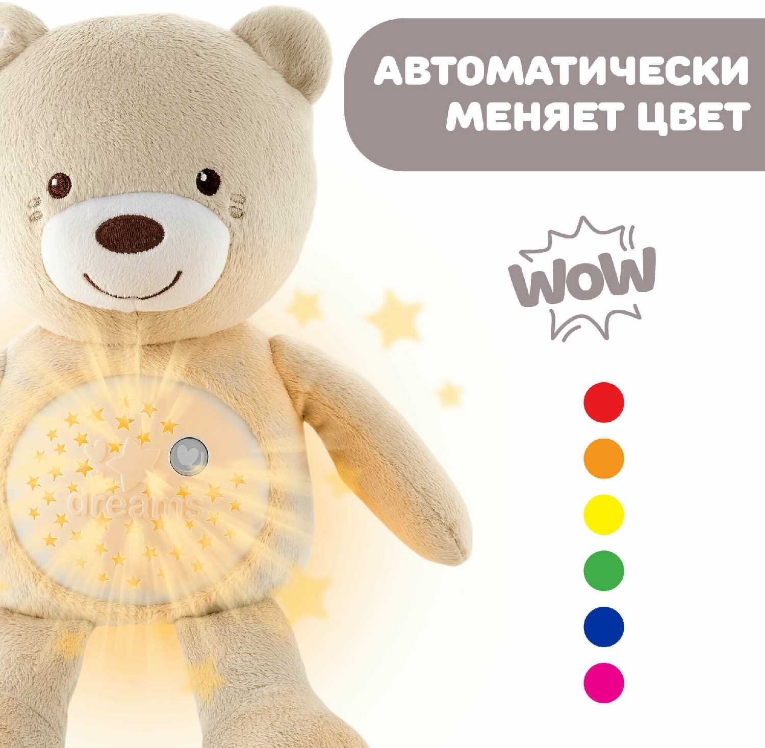 Игрушка мягкая Chicco Мишка музыкальный фотография 5