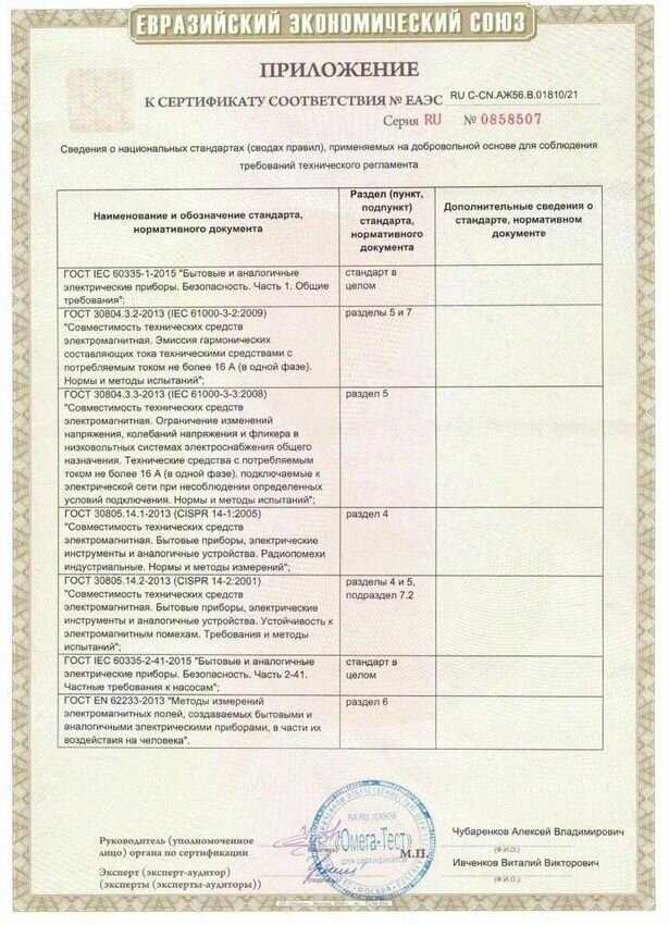 Насос повышающий давление 