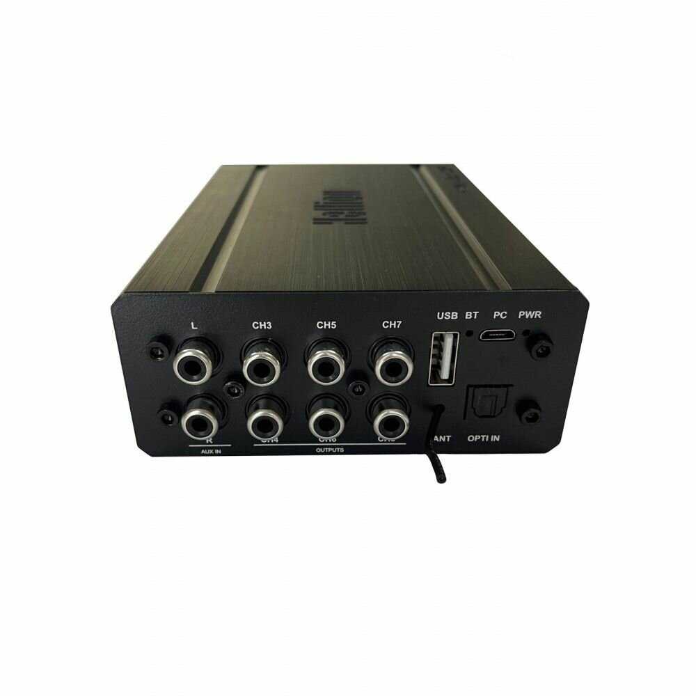Усилитель автомобильный Hellion HAM4.8Pin DSP / процессор / (6 каналов усилитель/8 каналов процессор)