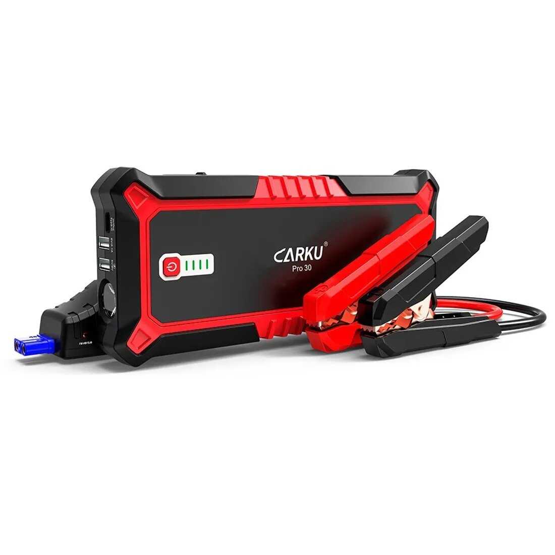 CARKU PRO-60 Пуско-Зарядное устройство с фонарем, аккумулятором Power Bank. для автомобиля, ПЗУ, джамп стартер, пускач, jump starter, зарядник автомобильный фотография 4