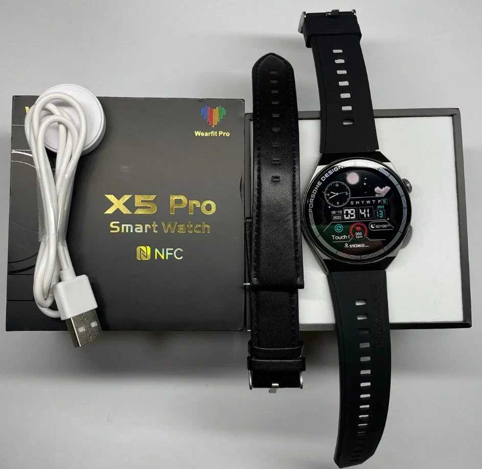 Смарт часы Porsche Design Smart Watch X5 PRO фотография 11