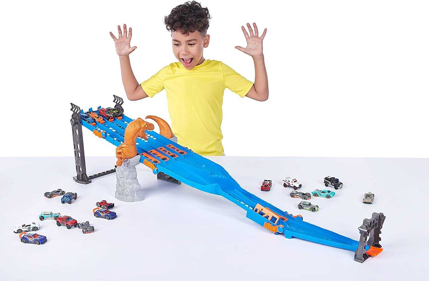 Трек ZURU Metal Machines 4-Lane Raptor Attack (6740) фотография 14