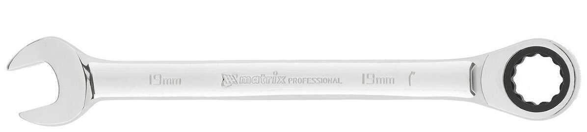 Ключ накидной matrix 14812, 19 мм фотография 12
