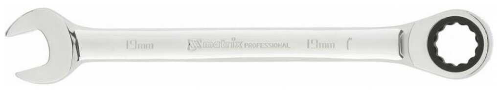 Ключ накидной matrix 14812, 19 мм фотография 13
