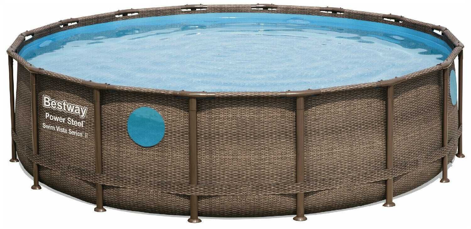Бассейн Bestway Power Steel Swim Vista Set (56725) фотография 11