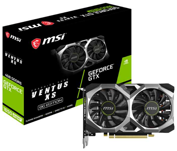 Видеокарта MSI GeForce GTX 1650 SUPER VENTUS XS OC 4GB фотография 4