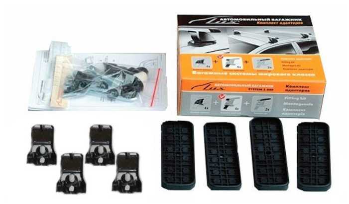 установочный комплект Lux 2 IX35-10i на рейлинги для Hyundai ix35 (2010-2015) фотография 1