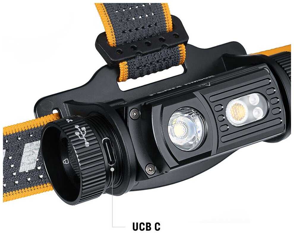 Налобный фонарь Fenix HM60R, 1 x 18650, 116 метров, 1200 люмен (Комплект) фотография 2