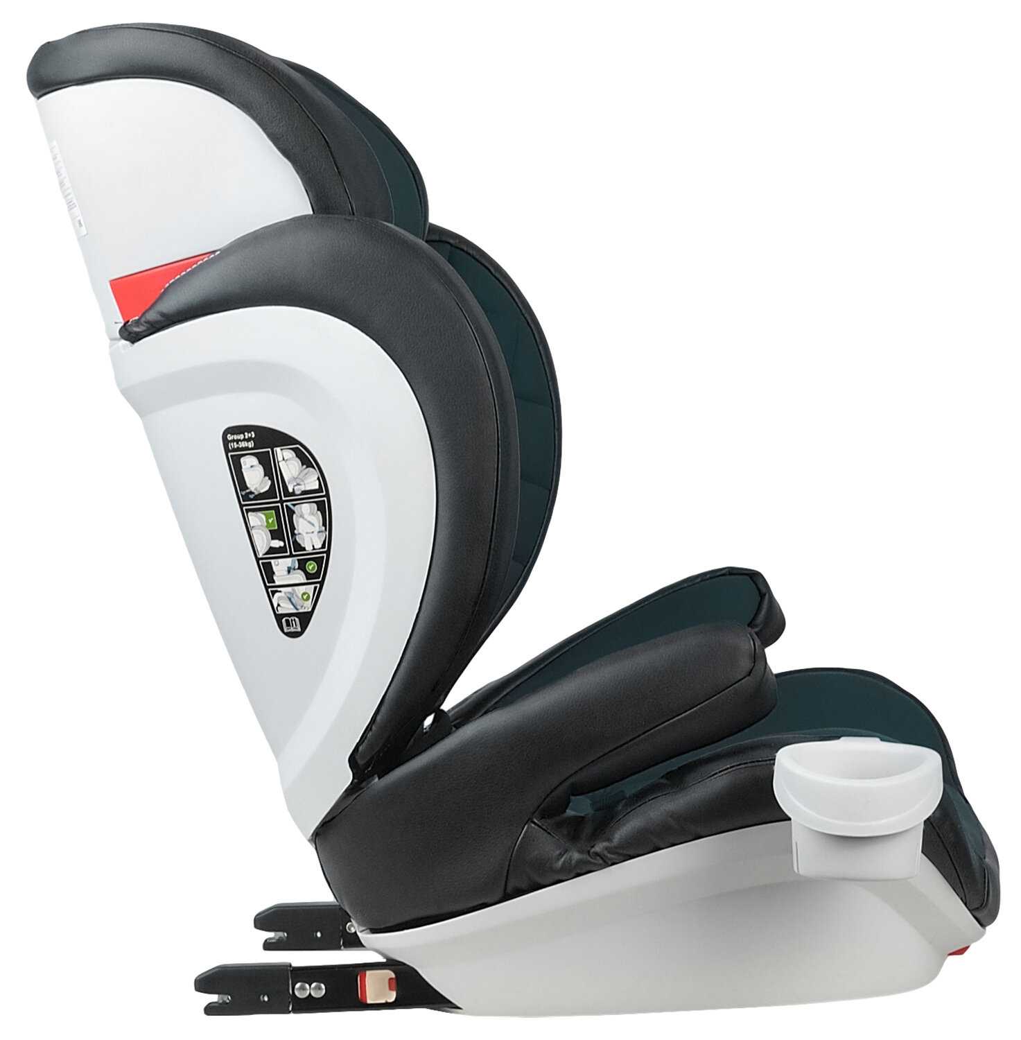 Автокресло детское CS-004 с креплением ISOFIT, группа II/III фотография 20