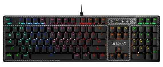 A4Tech Клавиатура A4Tech Bloody B750N DESTINY механическая серый USB Multimedia for gamer LED фотография 2