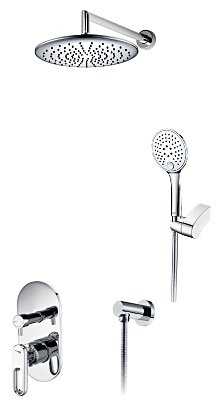 Верхний душ WasserKRAFT A16830, хромоникелевое