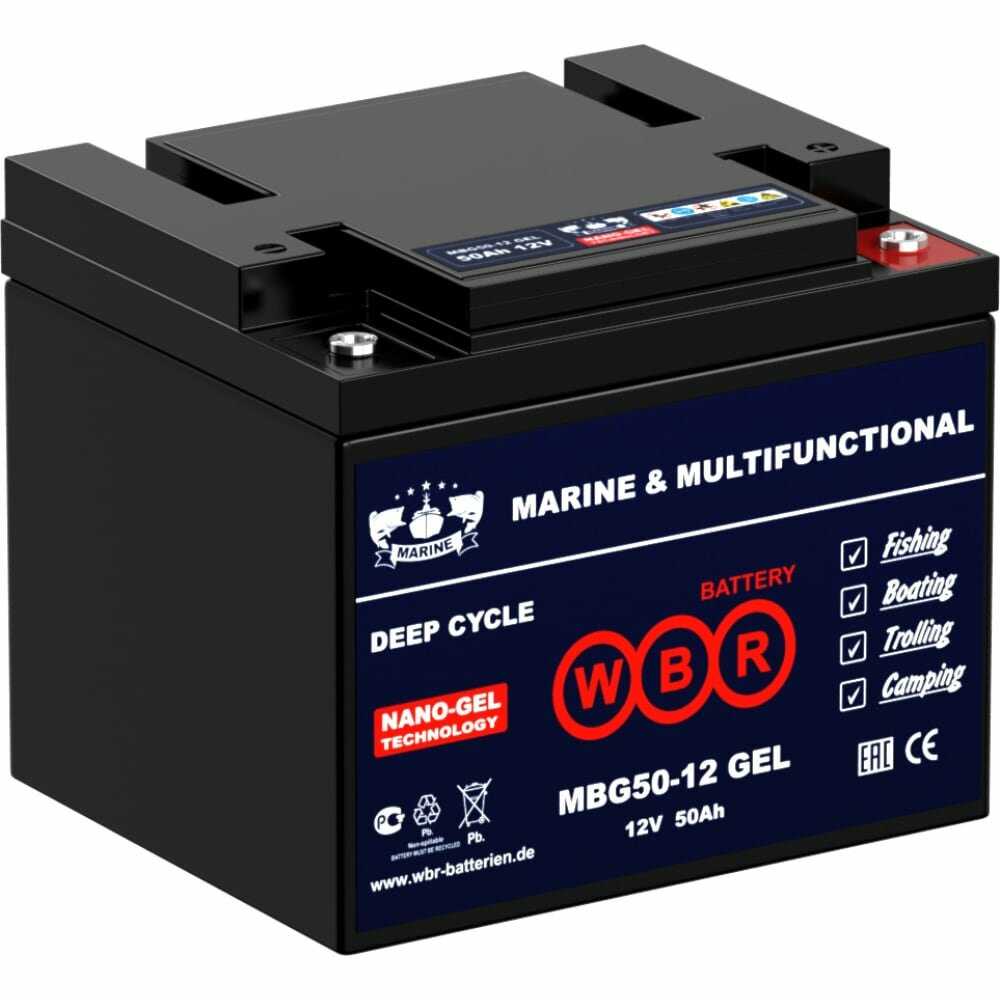 Аккумулятор WBR AGM Marine MB 50-12 (50Ah) фотография 12